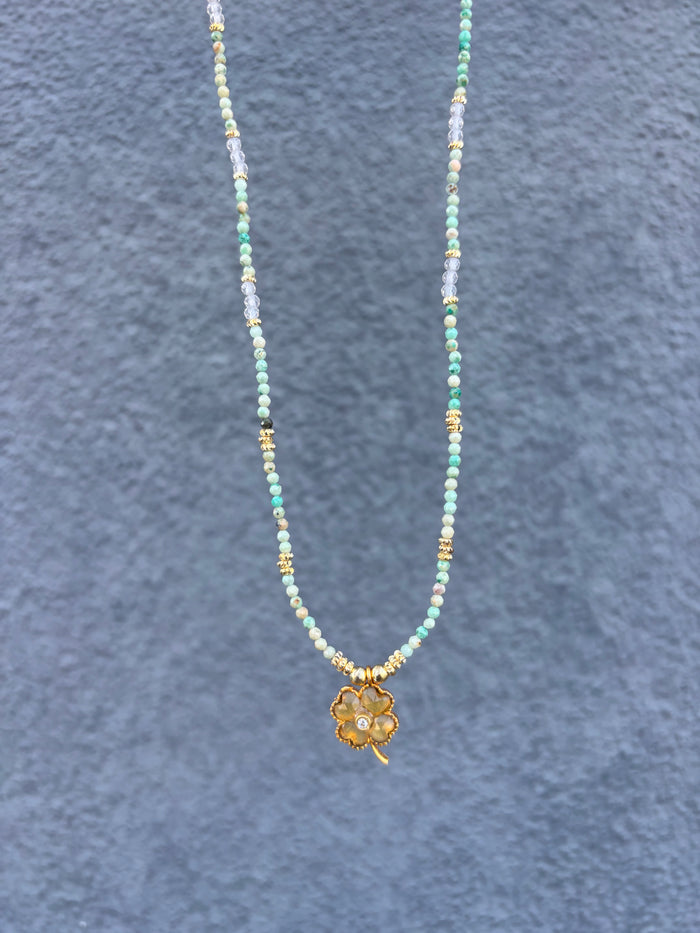 Lucky Turquoise du Pérou & Citrine