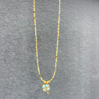 Lucky Grenat Vert & Amazonite