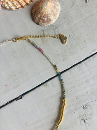 Nairobi Fin Tourmaline Indienne - Multicolore