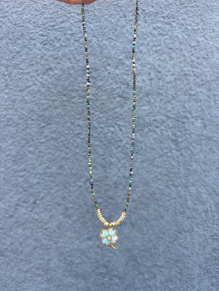 Lucky Jaspe Africain & Amazonite