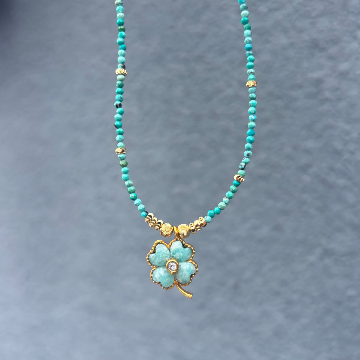 Lucky Turquoise du Pérou & Amazonite