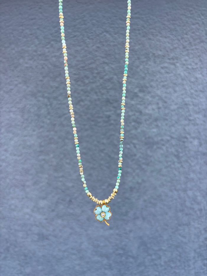 Lucky Turquoise du Pérou & Amazonite