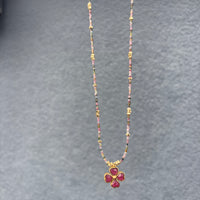 Lucky Tourmaline Multicolore & Grenat