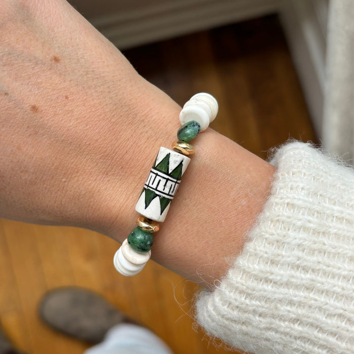 Exclusifs - Bracelet " Esprit Amérindien Vert "