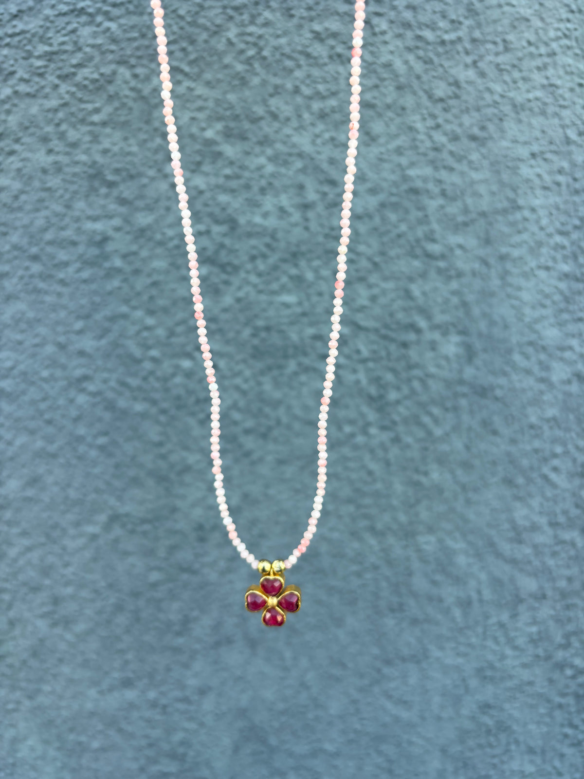 Lucky Opale Rose & Grenat Framboise