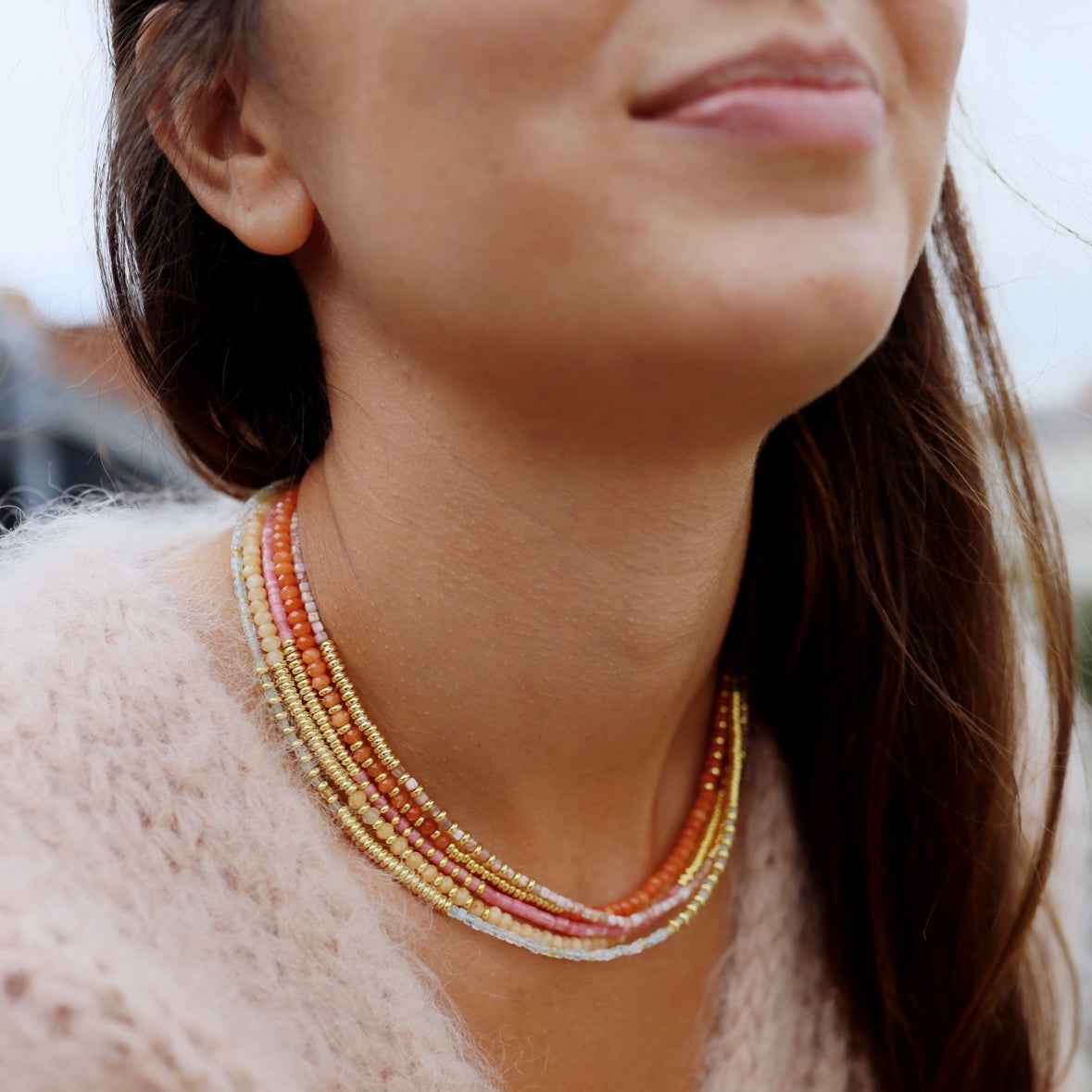 Nairobi Fin Morganite transparente