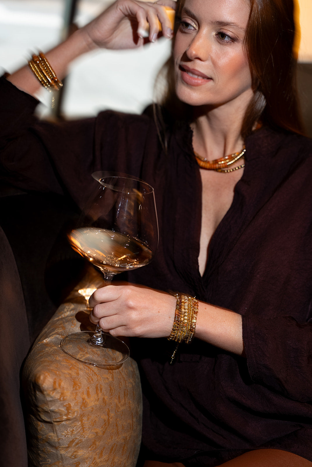 Nairobi Médium Agate / Cognac