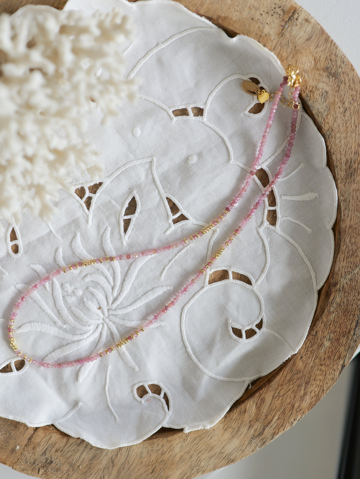 NEW ! Nairobi Long Tourmaline Rose - Malabar