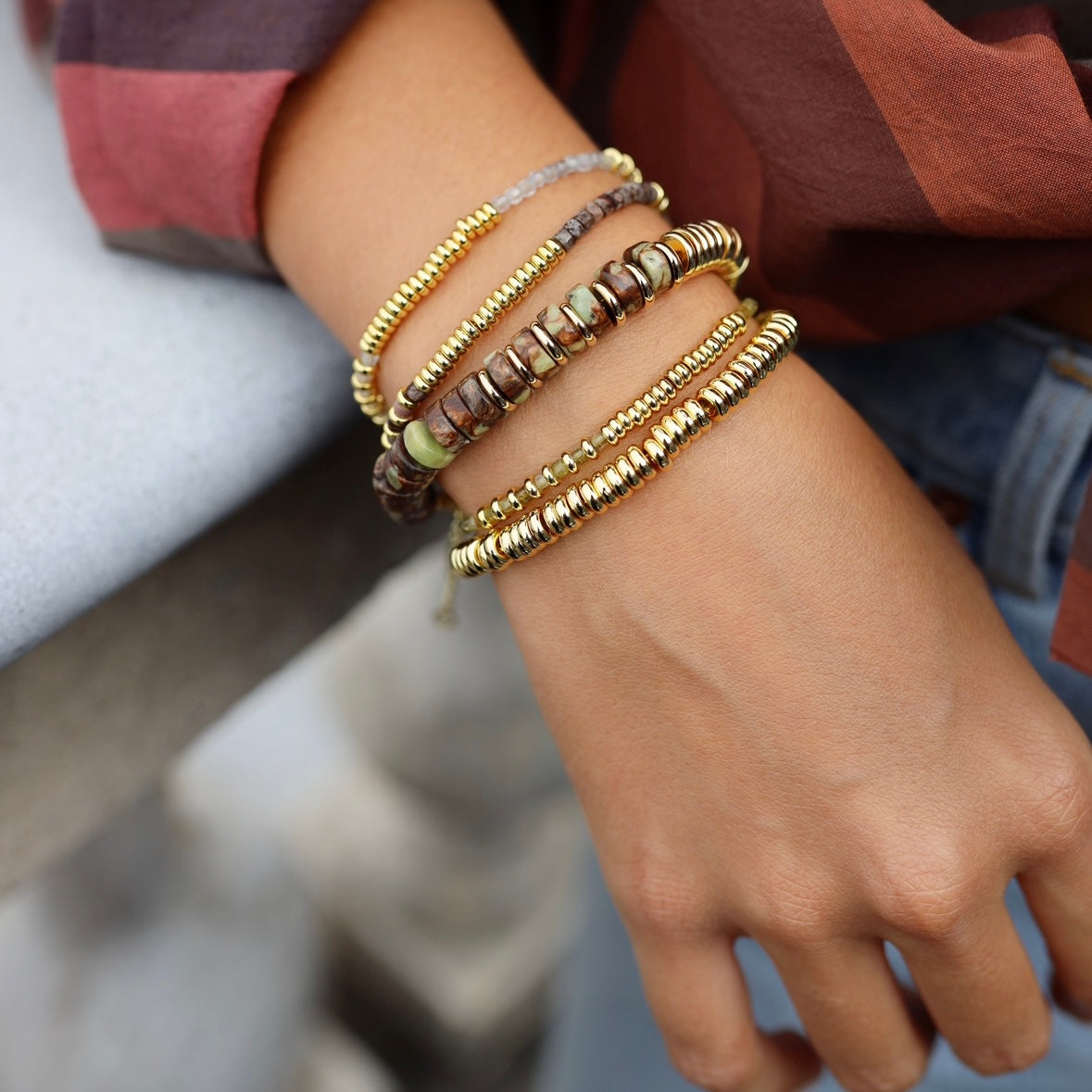 Nairobi Medium Serpentine Kaki