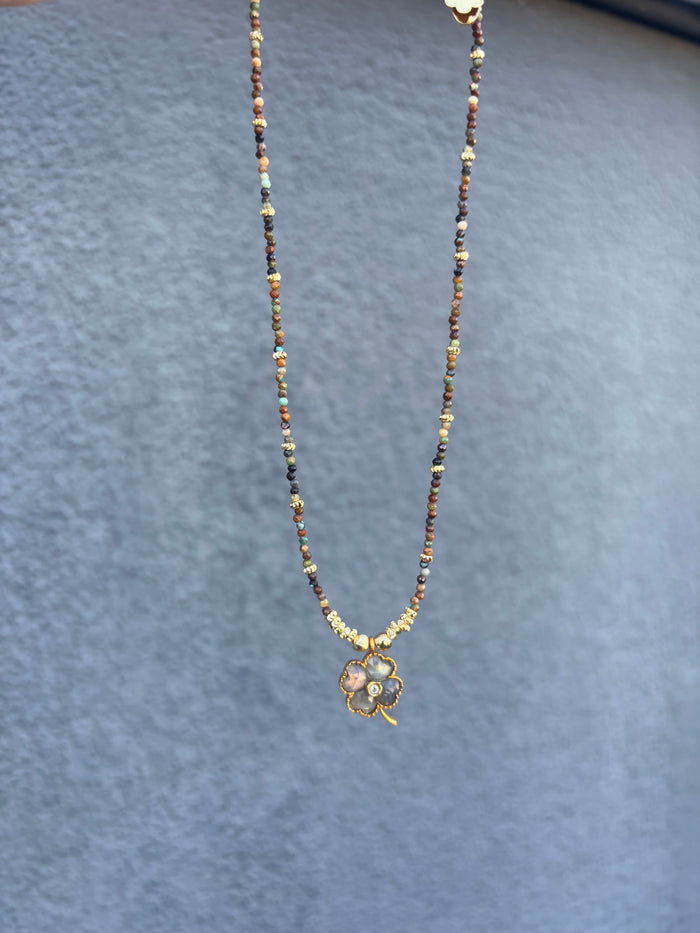 Lucky Jaspe Africain & Labradorite