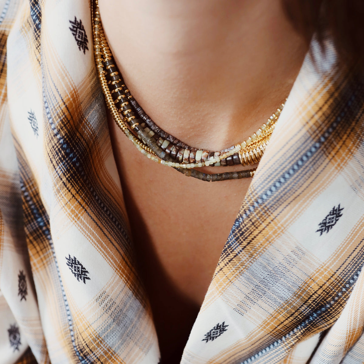 Nairobi Medium Serpentine Kaki