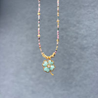 Lucky Tourmaline Multicolore & Amazonite