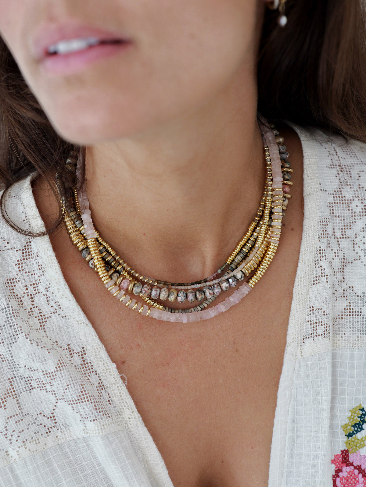 NEW ! Nairobi Fin Tourmaline Indienne - Multicolore