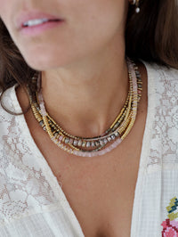NEW ! Nairobi Fin Tourmaline Indienne - Multicolore