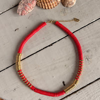 Nairobi Big Howlite - Coquelicot