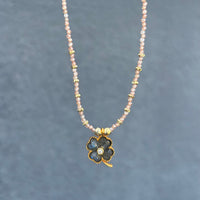 Lucky Zircons Pêche & Labradorite