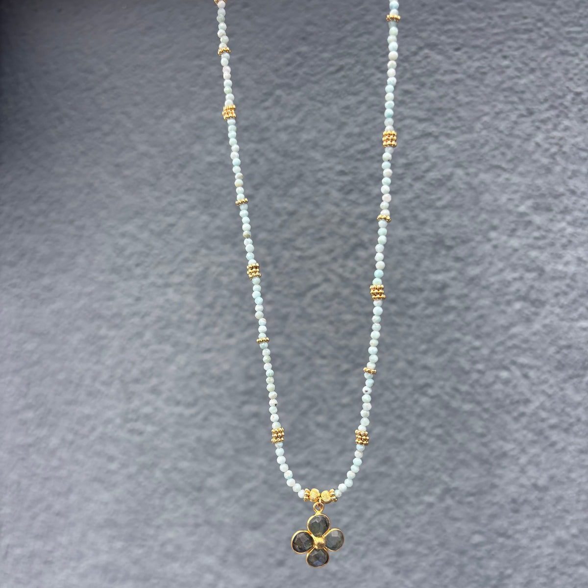 Lucky Larimar & Labradorite
