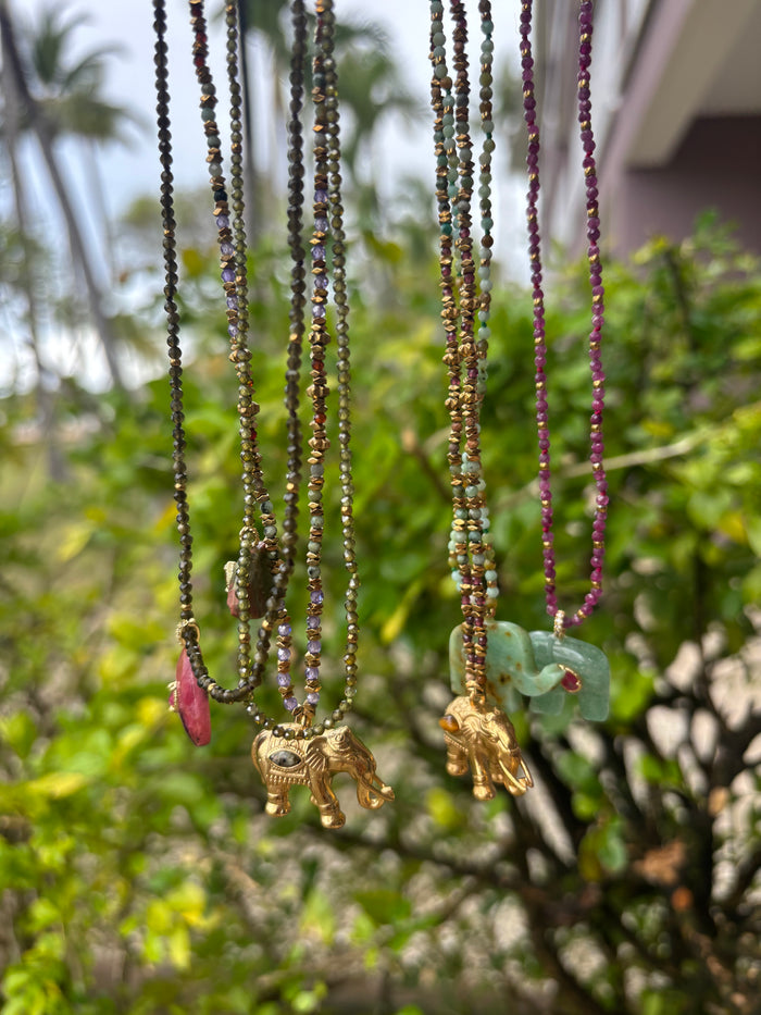 Collier Œil Unakite