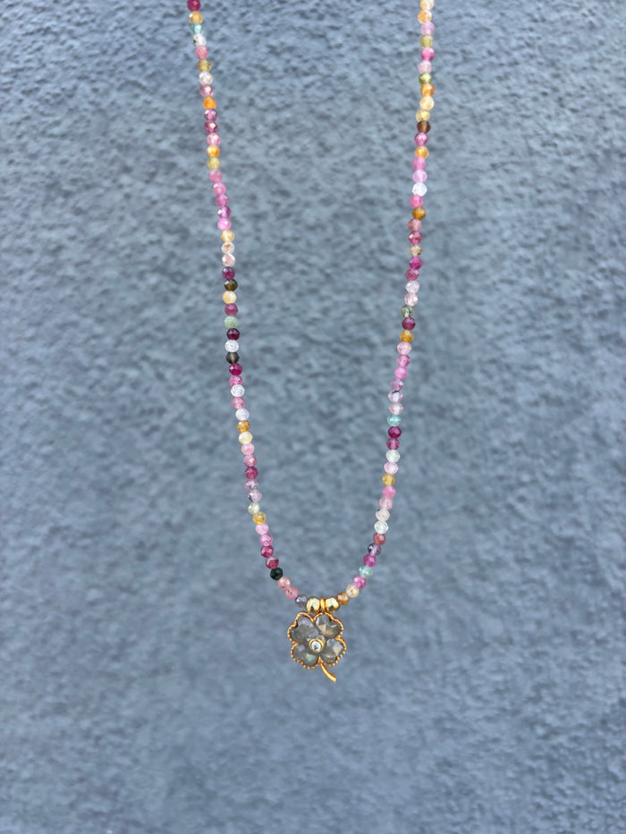 Lucky Tourmaline & Labradorite