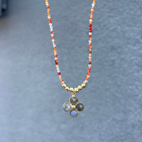 Lucky Cornaline & Labradorite