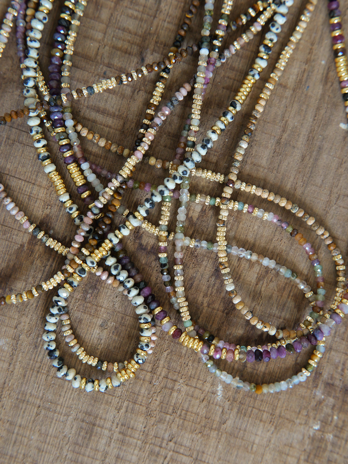 NEW ! Nairobi Long Quartz Rutile - Vert de Gris