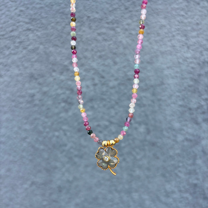 Lucky Tourmaline & Labradorite