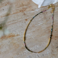 NEW ! Nairobi Fin Tourmaline Indienne - Multicolore