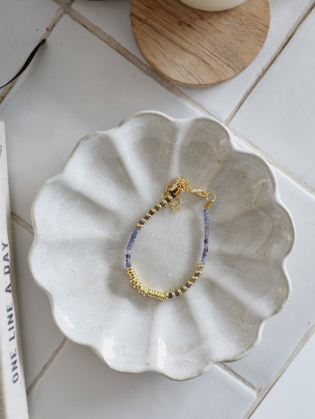 Nairobi Fin Iolite / Bleu marine