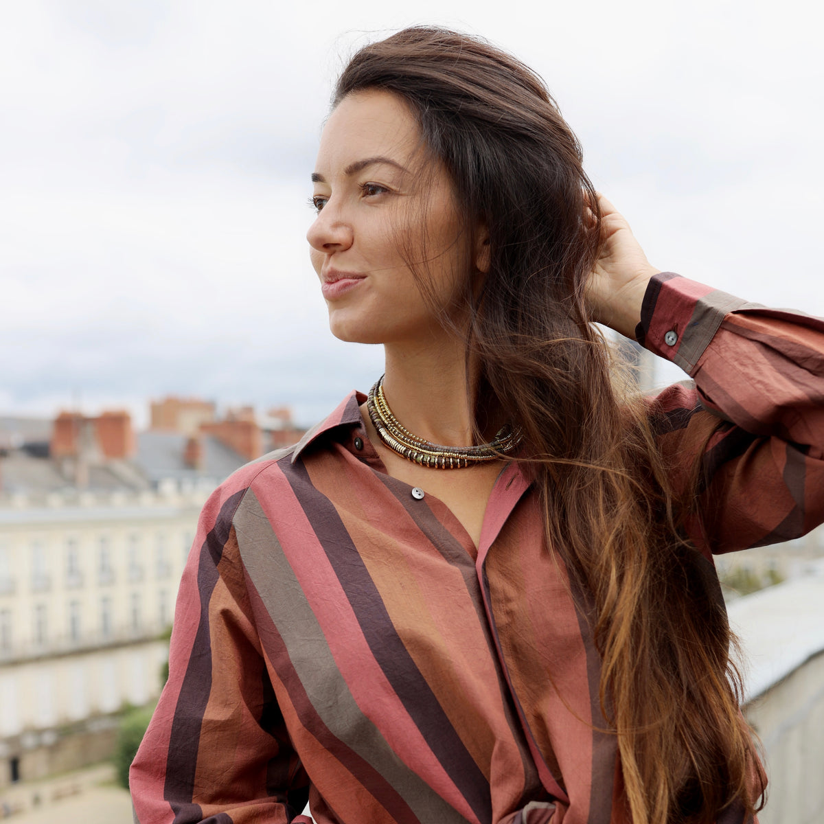 Nairobi Medium Serpentine Kaki