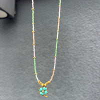 Lucky Multicolore Tutti Frutti & Howlite teintée bleue