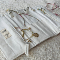 Pochette bijoux de voyage Fleur Rose