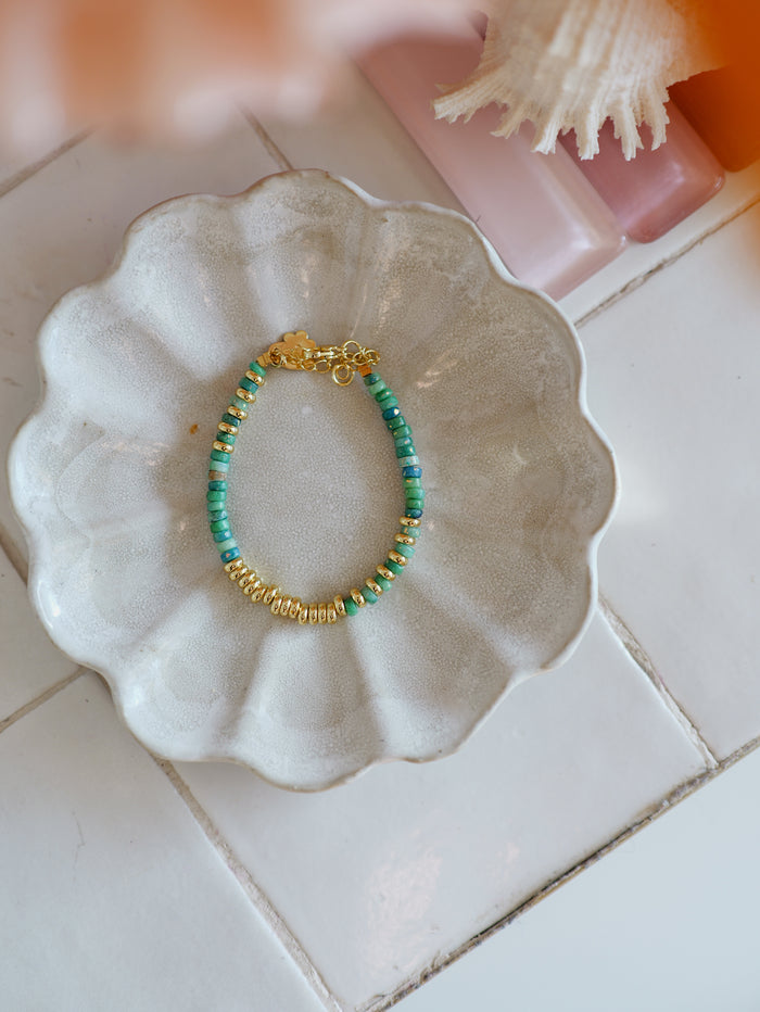 Nairobi Dolomite & Opale Vert Turquoise