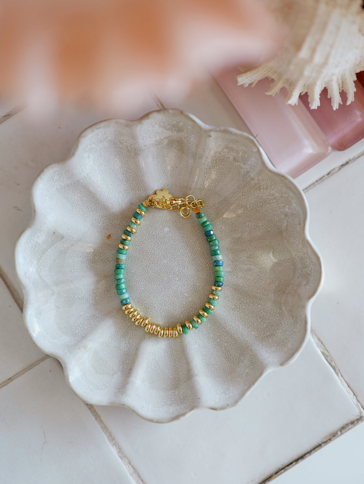 Nairobi Dolomite & Opale Vert Turquoise