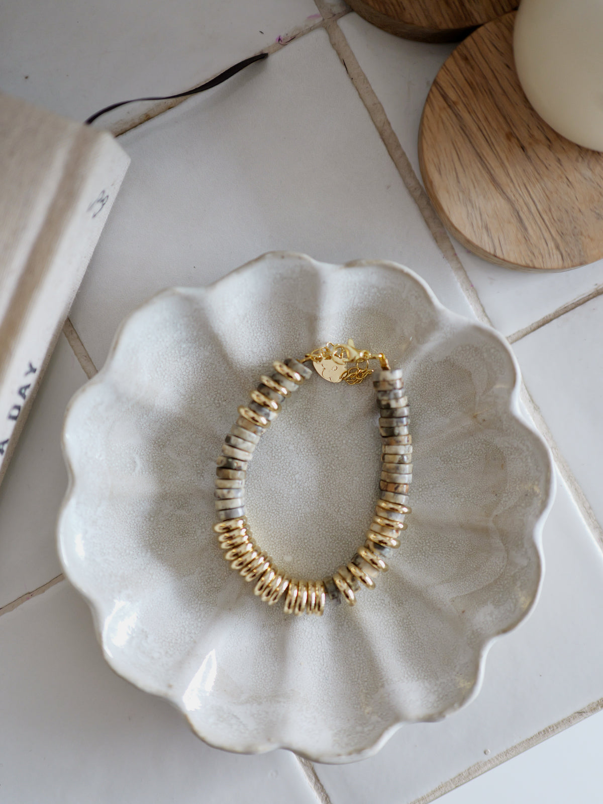 Nairobi Big Pyrite / Gris Beige