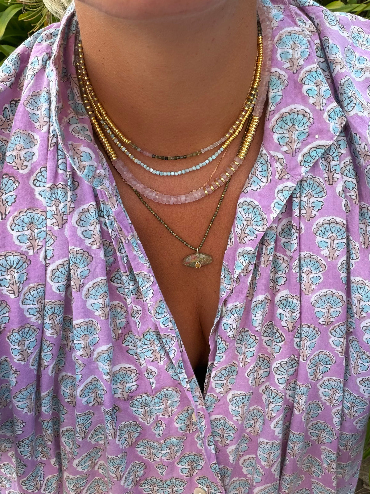 NEW ! Nairobi Fin Tourmaline Indienne - Multicolore
