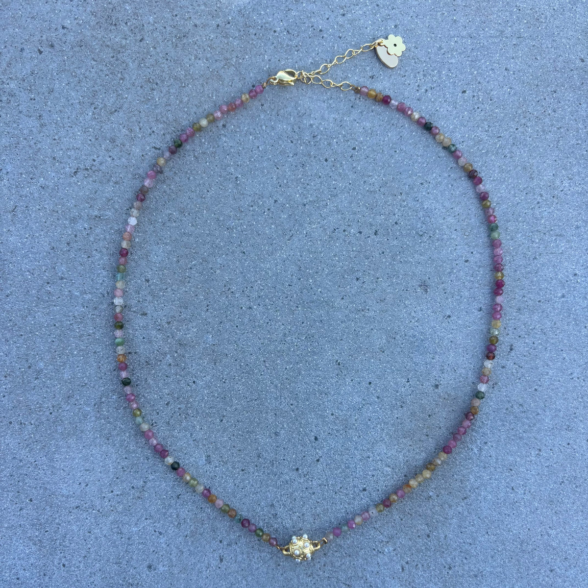 Ras de cou Tourmaline Rose