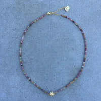 Ras de cou Tourmaline Rose