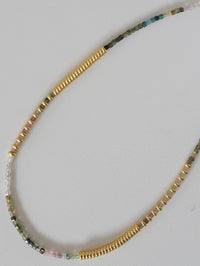 NEW ! Nairobi Fin Tourmaline Indienne - Multicolore