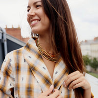 Nairobi Fin Grenat Ocre