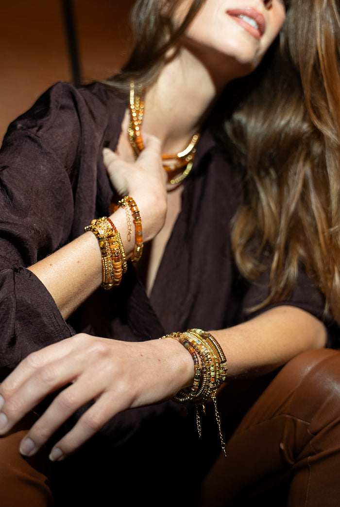 Nairobi Médium Agate / Cognac