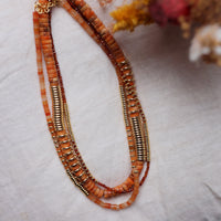 Nairobi Fin Grenat Ocre