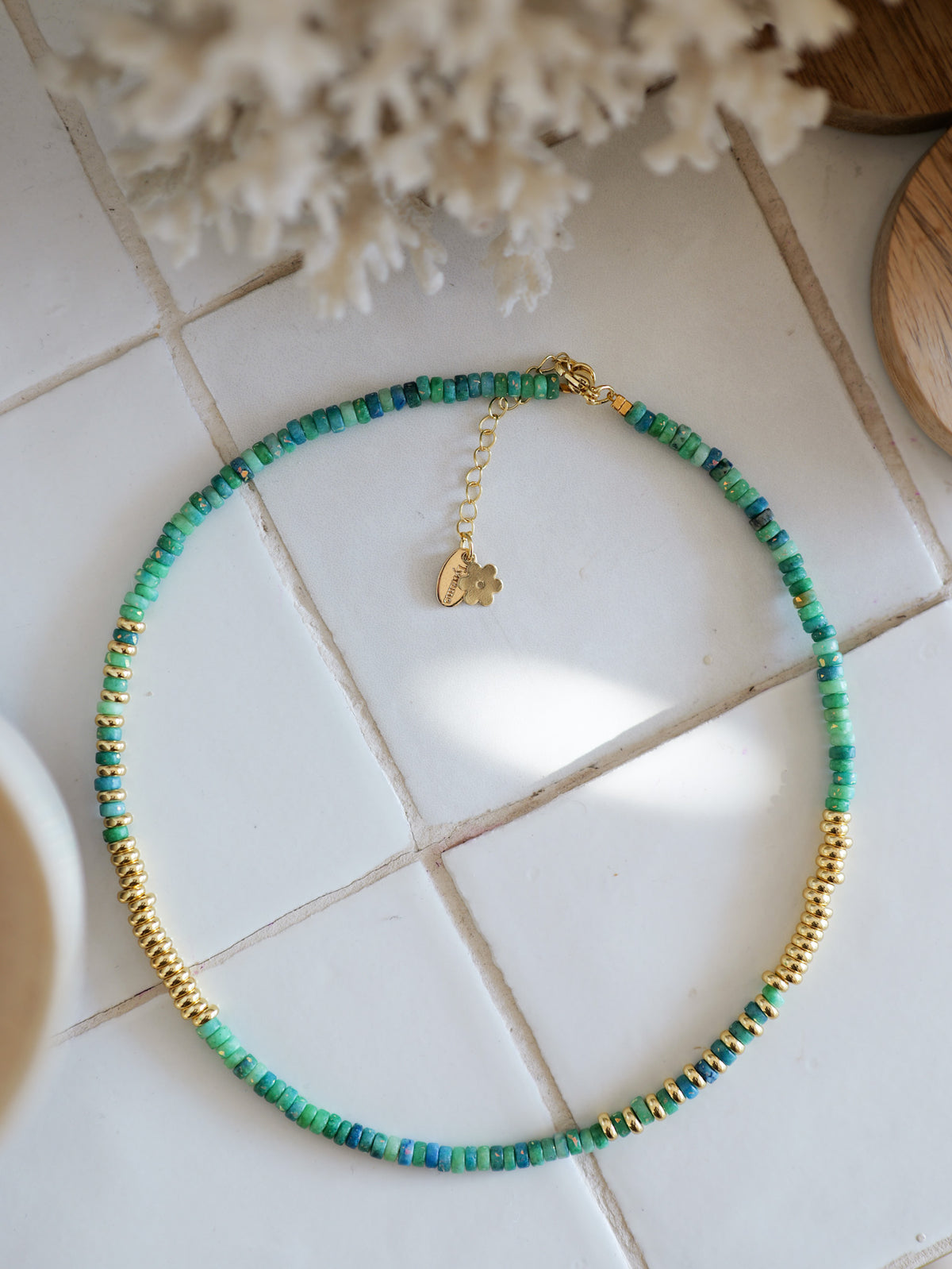 Nairobi Dolomite & Opale Vert Turquoise