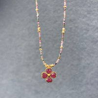 Lucky Tourmaline Multicolore & Grenat