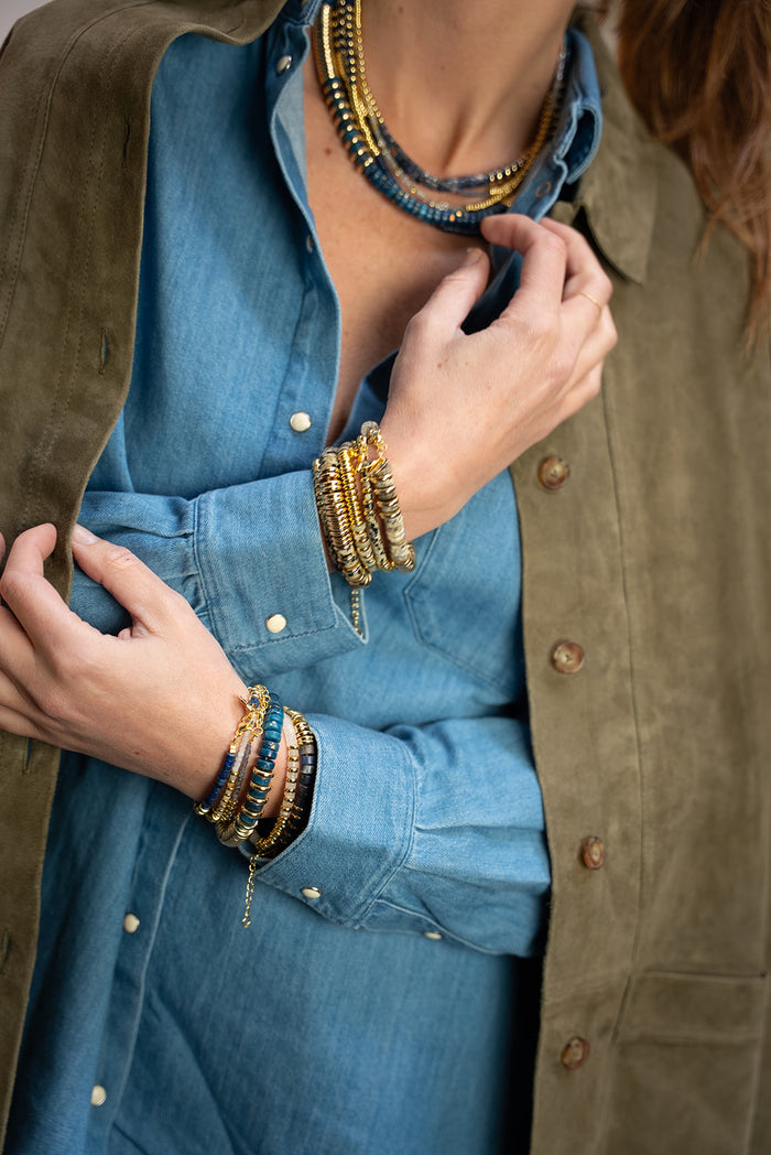 Nairobi Médium Sodalite / Bleu Marine