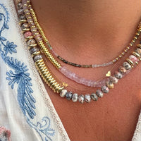 NEW ! Nairobi Fin Tourmaline Indienne - Multicolore