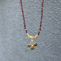 Lucky Grenat & Labradorite
