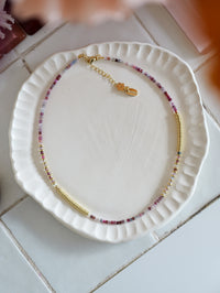 Nairobi Fin Spinelle Rose framboise