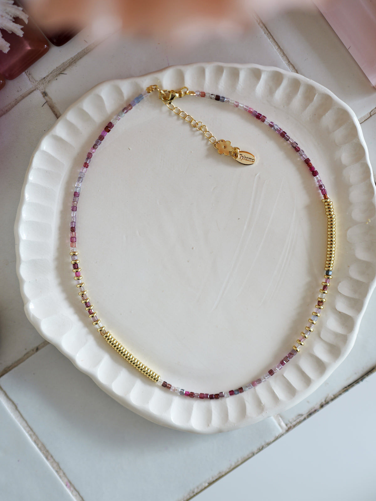 Nairobi Fin Spinelle Rose framboise